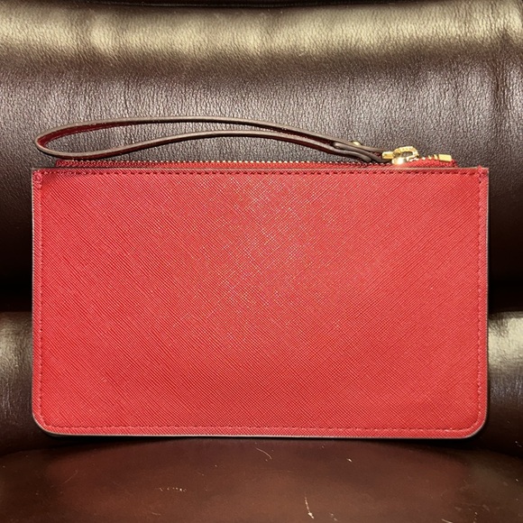 Red Kate Spade Lucy Medium Zip Wristlet - Picture 3 of 15